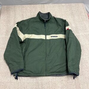Vintage Abercrombie & Fitch Jacket Mens XL Green 2000s Y2K Reversible
